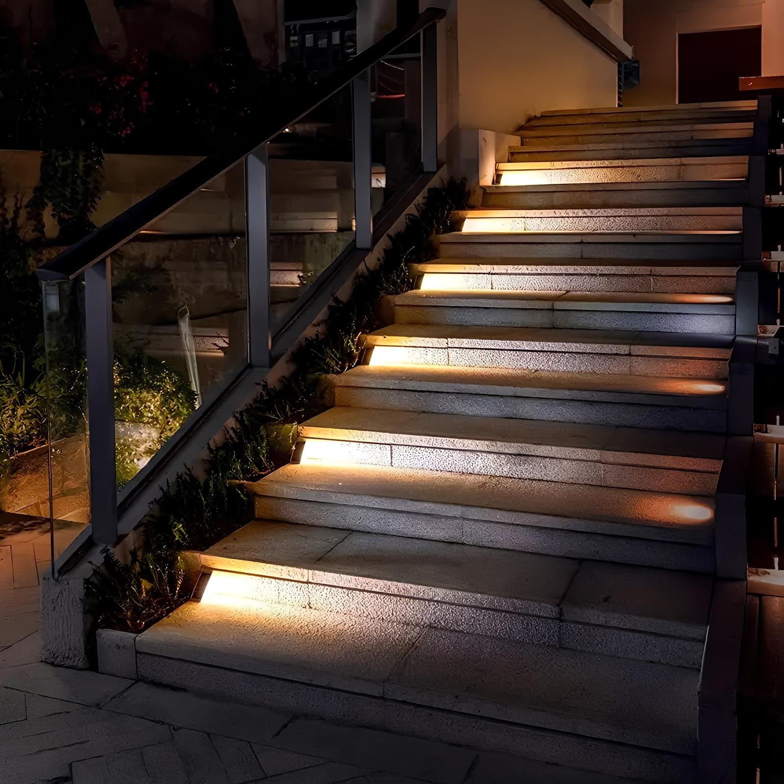 Solar Powered Stair Lights Outdoor Safety and Illumination - Image 9
