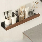 Solid Wood Bathroom Wall Shelf Storage & Organization Rustic Style - Image 6