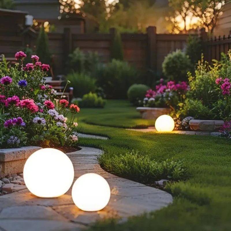 Spherical Outdoor Garden Light Patio Lawn and Pathway Illumination - Image 10
