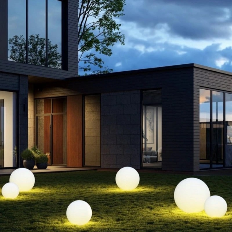 Spherical Outdoor Garden Light Patio Lawn and Pathway Illumination - Image 11