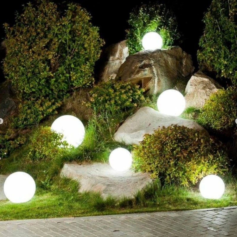 Spherical Outdoor Garden Light Patio Lawn and Pathway Illumination - Image 14