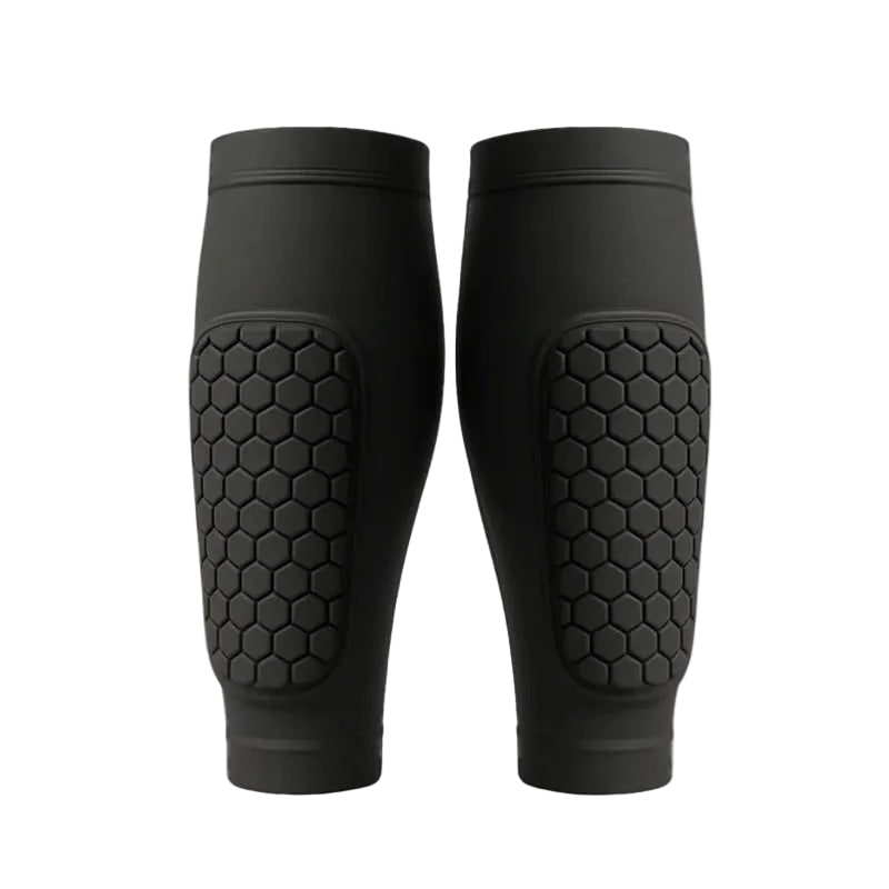 Sports Shin Guards Skiing and Football Protective Gear Black - Image 1