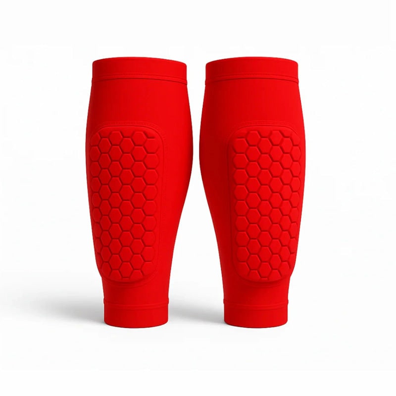 Sports Shin Guards Skiing and Football Protective Gear Black - Image 3
