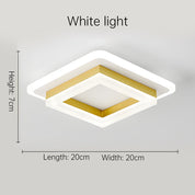 Square LED Ceiling Fixture Hallway Modern Design Trim - Image 18