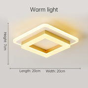 Square LED Ceiling Fixture Hallway Modern Design Trim - Image 19