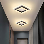 Square LED Ceiling Fixture Hallway Modern Design Trim - Image 4