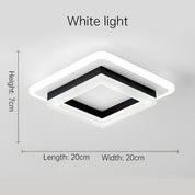 Square LED Ceiling Fixture Hallway Modern Design Trim - Image 7
