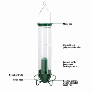 Squirrel Proof Bird Feeder Durable Design Outdoor Use - Image 8