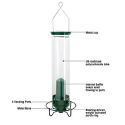 Squirrel Proof Bird Feeder Hanging Outdoor Garden Decor - Image 14