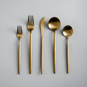 Stainless Steel Flatware Set Modern Dining Modern Flatware Set - Image 1