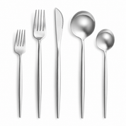 Stainless Steel Flatware Set Modern Dining Modern Flatware Set - Image 14