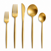 Stainless Steel Flatware Set Modern Dining Modern Flatware Set - Image 15