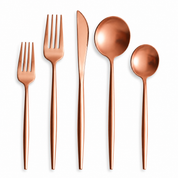 Stainless Steel Flatware Set Modern Dining Modern Flatware Set - Image 16