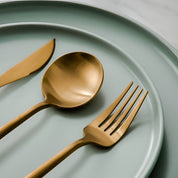 Stainless Steel Flatware Set Modern Dining Modern Flatware Set - Image 8