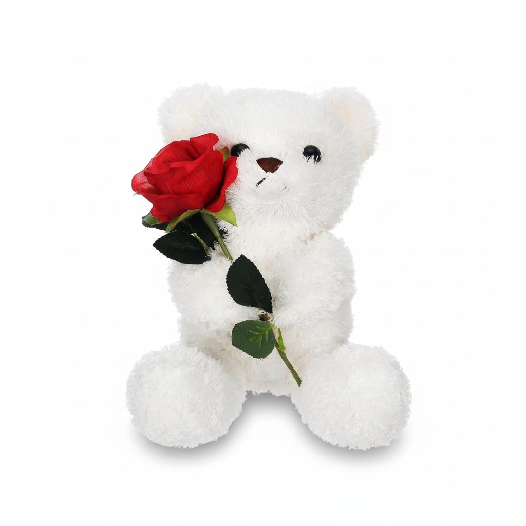 Stuffed Animal Plush Teddy Bear Cute Gift Rose Valentine - Image 4