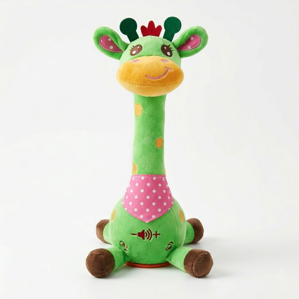 Stuffed Animal Plush Toy Cute Plush Interactive Giraffe - Image 10