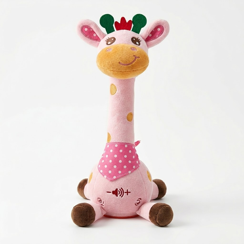 Stuffed Animal Plush Toy Cute Plush Interactive Giraffe - Image 11