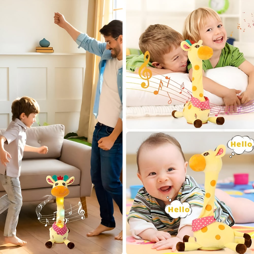 Stuffed Animal Plush Toy Cute Plush Interactive Giraffe - Image 5