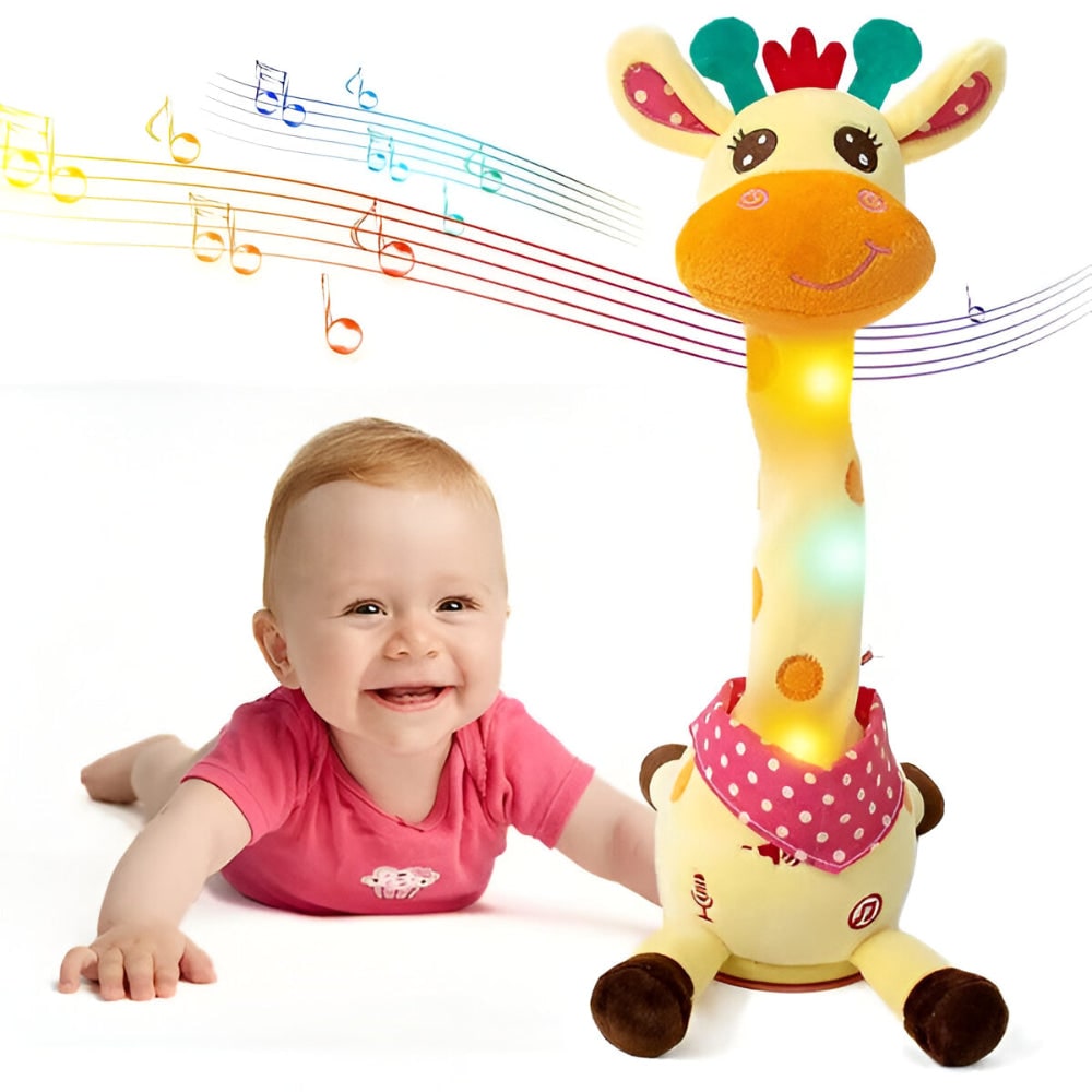 Stuffed Animal Plush Toy Cute Plush Interactive Giraffe - Image 9