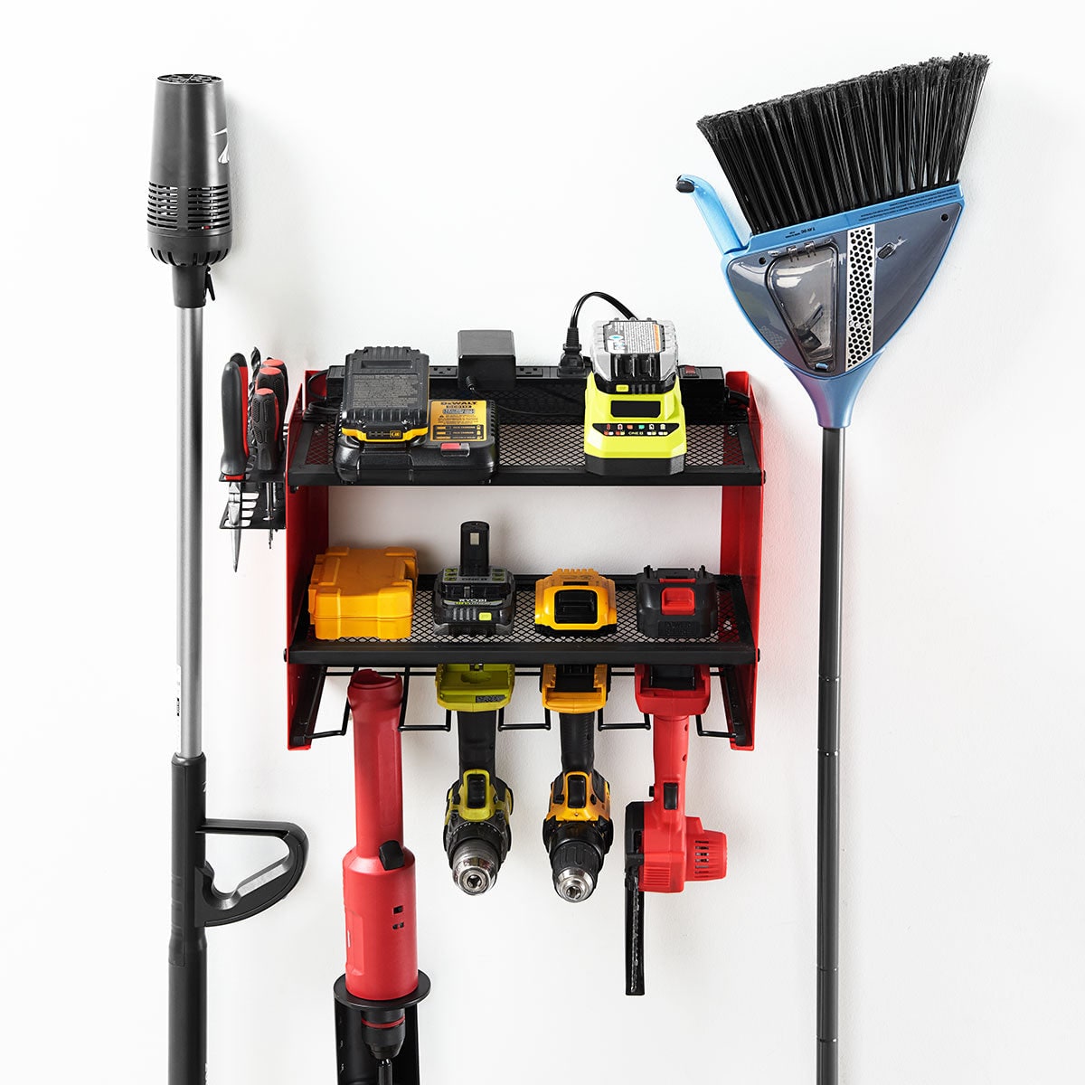 Surge Protected Power Strip Charging Station Tool Organizer - Image 2