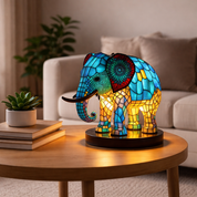 Table Lamp Ambient Light Decorative Stained Glass Design - Image 1
