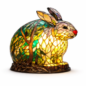 Table Lamp Ambient Light Decorative Stained Glass Design - Image 10