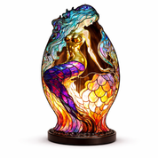 Table Lamp Ambient Light Decorative Stained Glass Design - Image 13