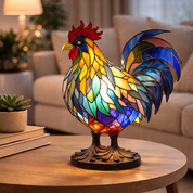 Table Lamp Ambient Light Decorative Stained Glass Design - Image 17