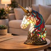 Table Lamp Ambient Light Decorative Stained Glass Design - Image 20