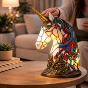 Table Lamp Ambient Light Decorative Stained Glass Design - Image 21