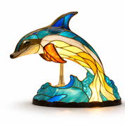 Table Lamp Ambient Light Decorative Stained Glass Design - Image 30