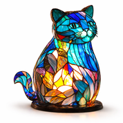 Table Lamp Ambient Light Decorative Stained Glass Design - Image 33