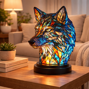 Table Lamp Ambient Light Decorative Stained Glass Design - Image 35