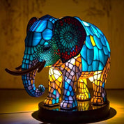 Table Lamp Ambient Light Decorative Stained Glass Design - Image 4
