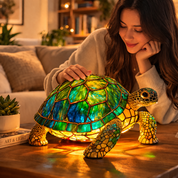 Table Lamp Ambient Light Decorative Stained Glass Design - Image 46