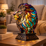 Table Lamp Ambient Light Decorative Stained Glass Design - Image 47