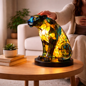 Table Lamp Ambient Light Decorative Stained Glass Design - Image 6