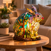 Table Lamp Ambient Light Decorative Stained Glass Design - Image 8
