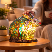 Table Lamp Ambient Light Decorative Stained Glass Design - Image 9