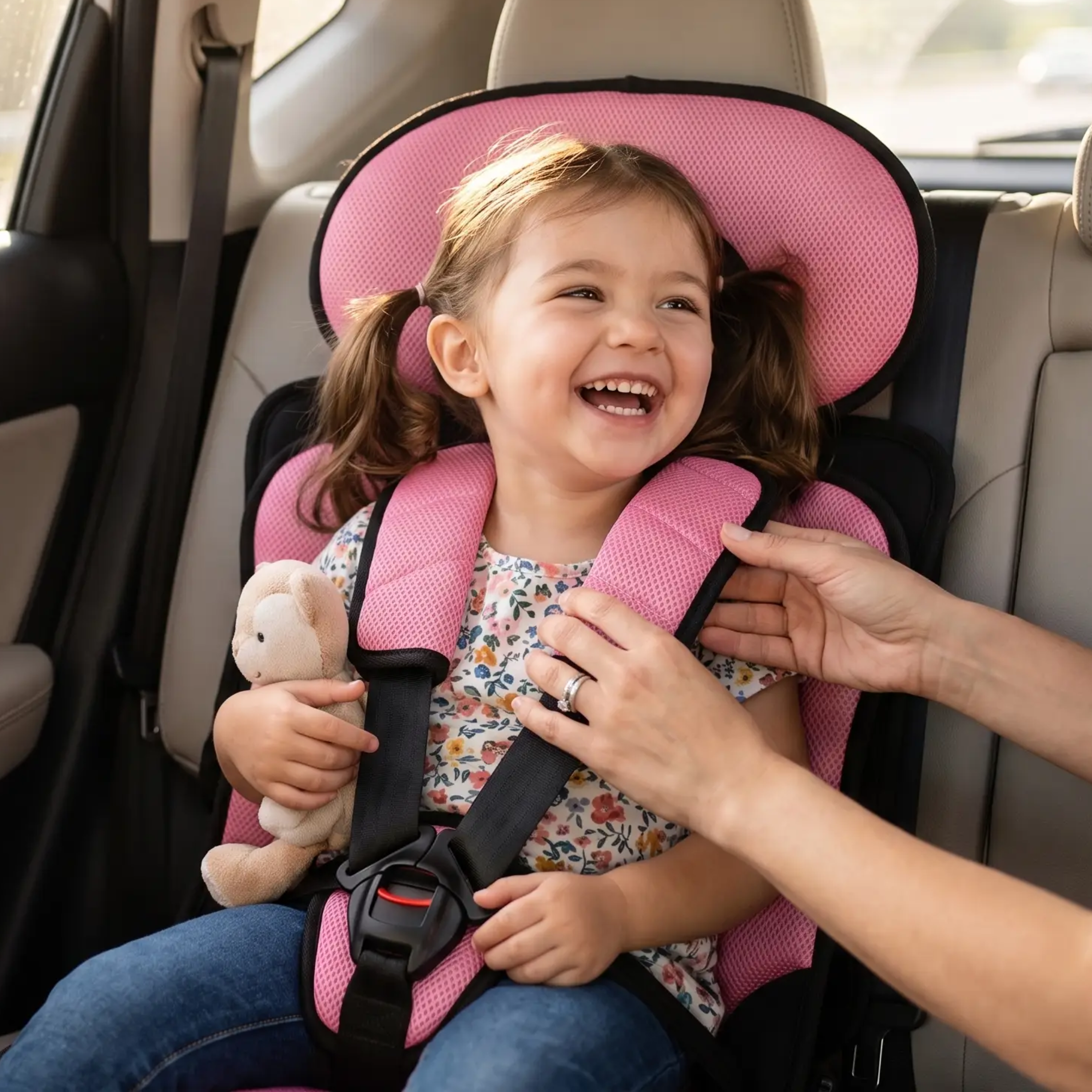 Travel Booster Seat Harness Portable Design - Image 7