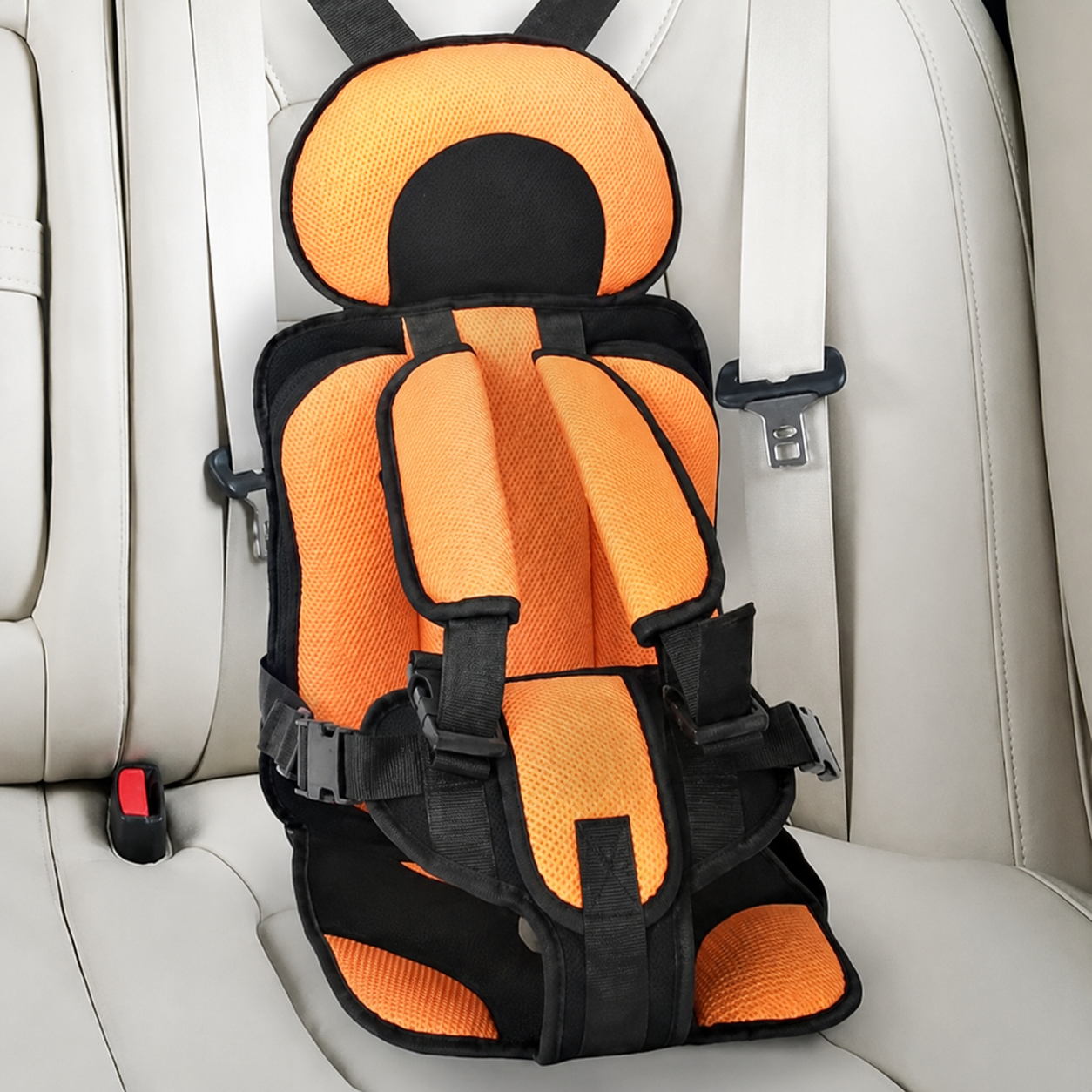 Travel Car Seat 5-Point Safety Harness Compact Design - Image 5