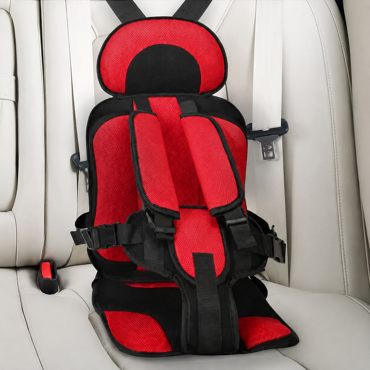 Travel Car Seat 5-Point Safety Harness Compact Design - Image 8