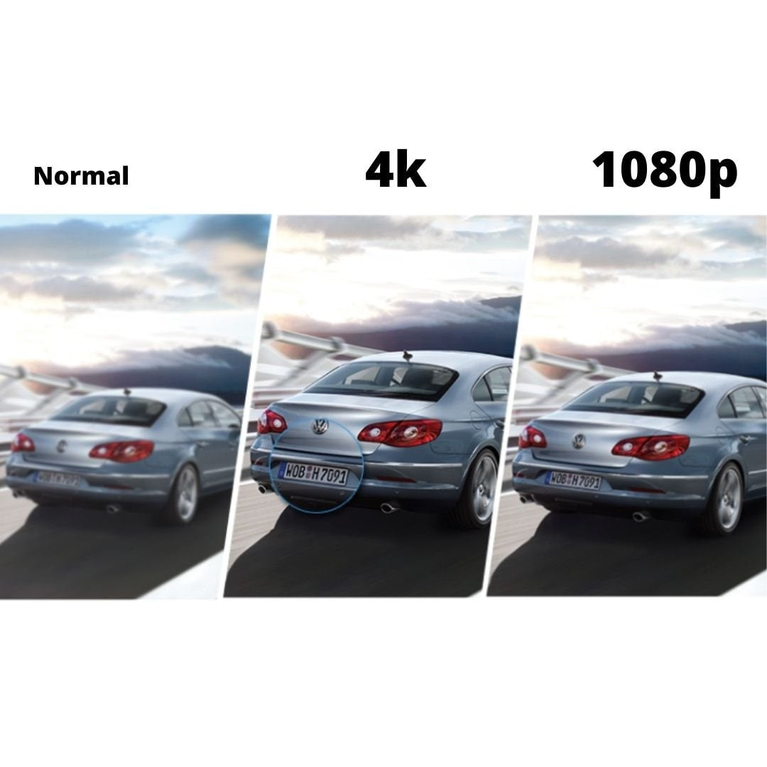 Ultra HD 4K Dash Cam GPS and WIFI 2.45" Screen Night Vision - Image 4