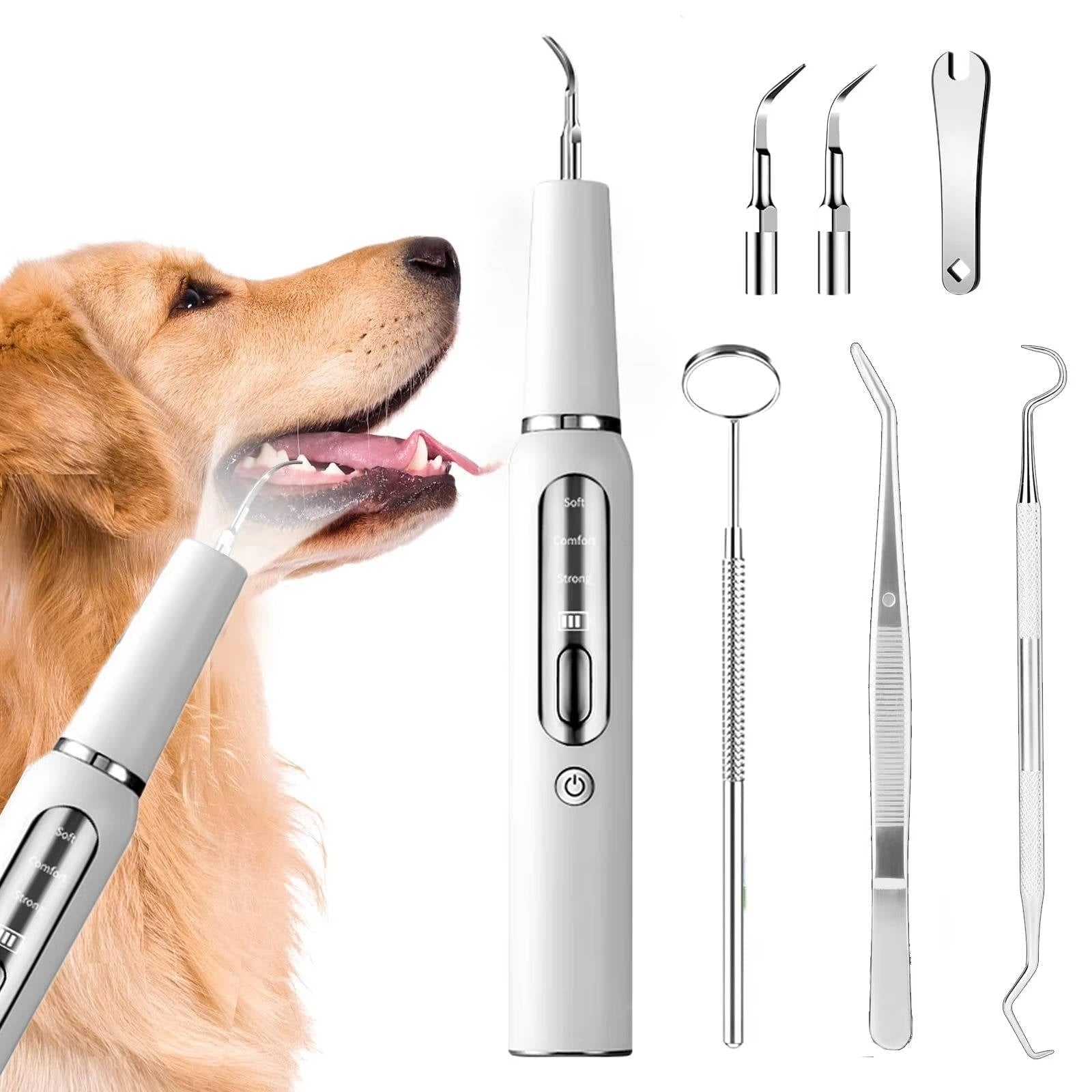 Ultrasonic Dog Dental Cleaner Plaque Removal Home - Image 1