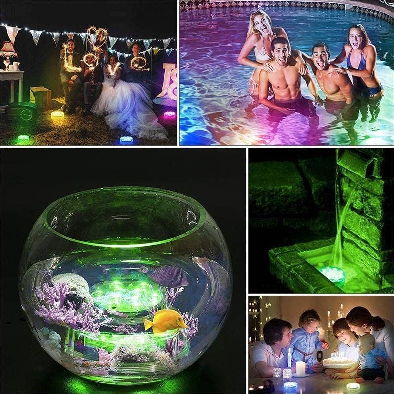 Underwater Pool LED Lights Remote Control Night Swimming Fun - Image 4