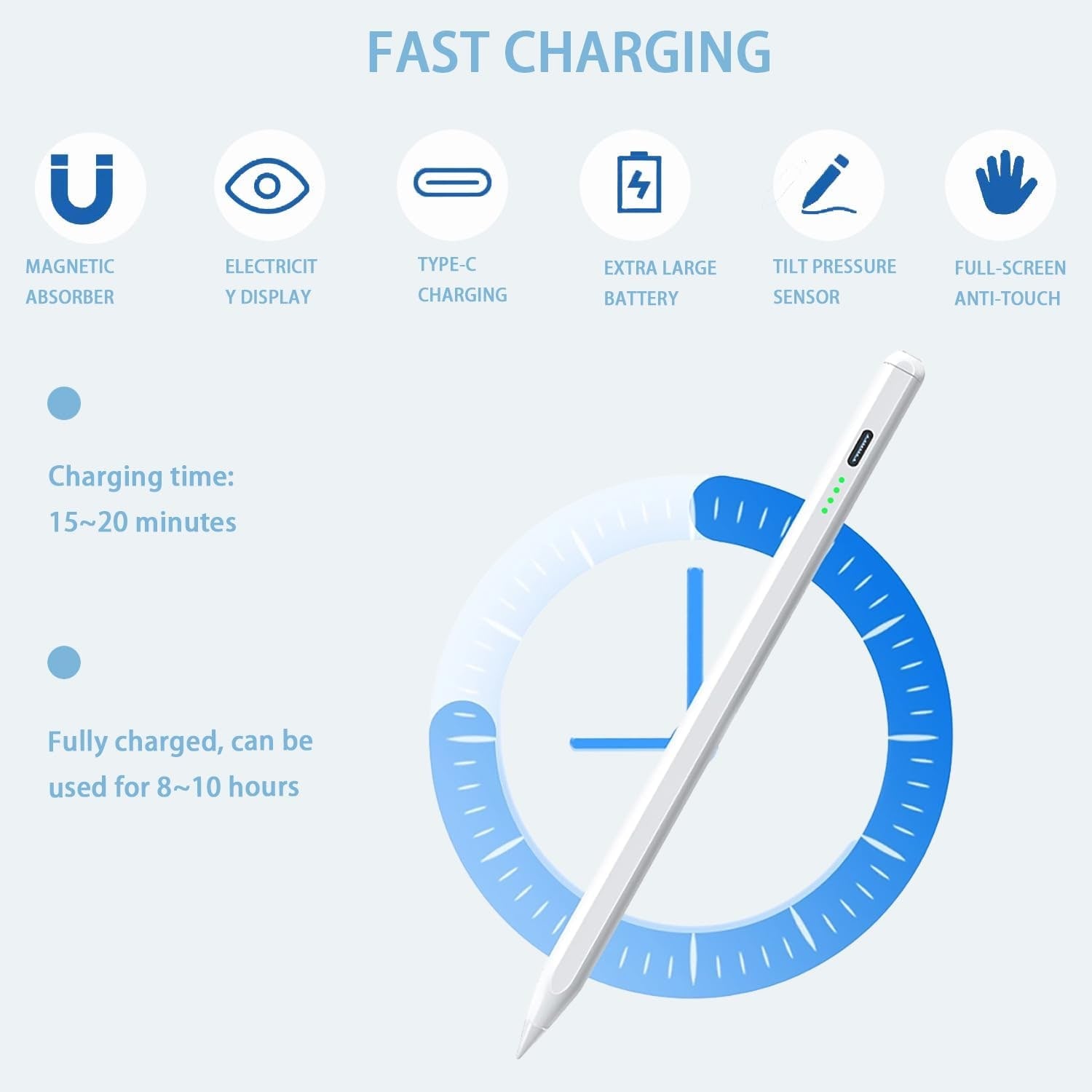 Universal Touch Stylus Pen Tablets Lightweight & Durable Design - Image 6