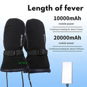 USB Heated Gloves Skiing Waterproof Design Double-Sided Heating - Image 3