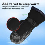 USB Heated Gloves Skiing Waterproof Design Double-Sided Heating - Image 4