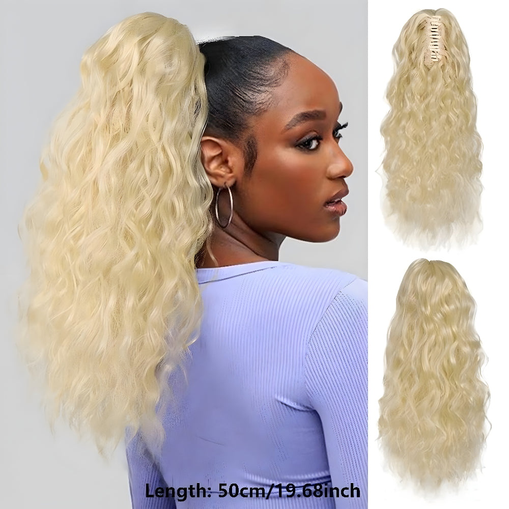 Voluminous Drawstring Ponytail Extension Instant Hair