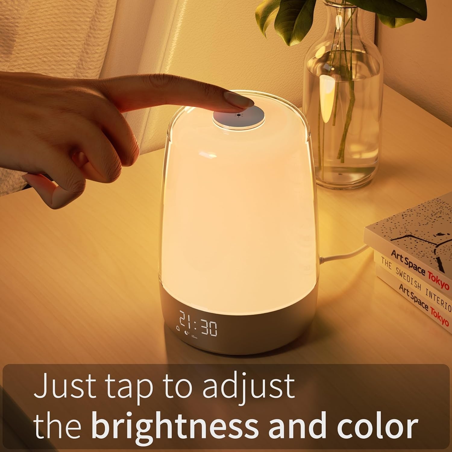 Wake-Up Light Alarm Clock Sunrise Simulation and Usb-C Rechargeable - Image 5